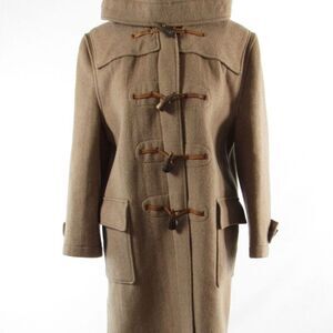 Cool brown GLOVERALL 3/4 sleeve duffle coat M